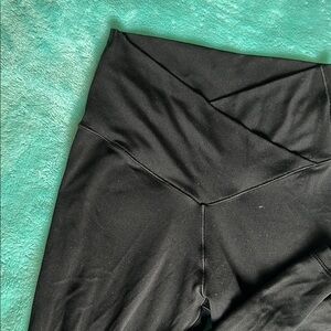Aerie cross front black  High-Waisted Leggings